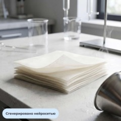 Бумага фильтровальная марка Ф 210x260 мм, ГОСТ 12026-76 (1кг/уп) - фото 2