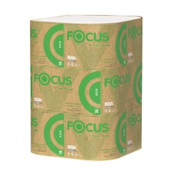Полотенца бумажные д/дисп. FOCUS Eco Vсл 1сл бел 250л 15пач/уп 5083742 п/э Полотенца бумажные д/дисп. FOCUS Eco Vсл 1сл бел 250л 15пач/уп 5083742 п/э - фото 2