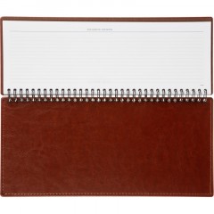 Планинг недатированный ,коричн, 303х150 мм,  120стр,Agenda - фото 9