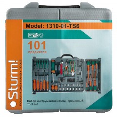 Набор инструмента 101 ПРЕДМЕТ, диэлектрич. отвертки, Sturm! 1310-01-TS6 Набор инструмента 101 ПРЕДМЕТ, диэлектрич. отвертки, Sturm! 1310-01-TS6 - фото 3