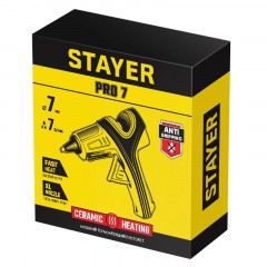 Пистолет клеевой STAYER PRO 7, 25Вт, 7мм (0681-07) - фото 4