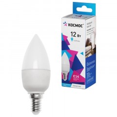 Лампа светодиодная КОСМОС CN 12W E14 4500K 10 шт/уп (LED12wCNE1445_10) Лампа светодиодная КОСМОС CN 12W E14 4500K 10 шт/уп (LED12wCNE1445_10) - фото 2