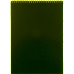 Блокнот А4 80л Attache гребень клетка пластик бордов с тиснением - фото 8