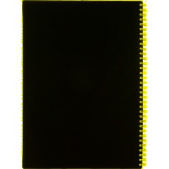 Бизнес-тетрадь А4 120л Attache гребень клетка пластик черн с тиснением - фото 8