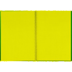 Бизнес-тетрадь А4 120л Attache гребень клетка пластик бордов с тиснен - фото 6