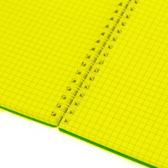 Бизнес-тетрадь А4 120л Attache гребень клетка пластик бордов с тиснен - фото 7