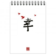 Блокнот А5 100л Mariner Япония клетка, обложка картон,спираль 0024 - фото 4