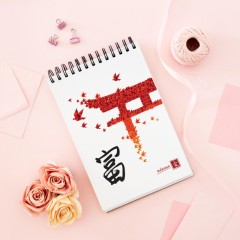 Блокнот А5 100л Mariner Япония клетка, обложка картон,спираль 0024 - фото 10