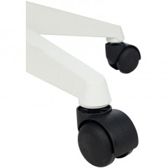 Кресло VB_Echair-396W (LT) сетка/ткань черный пластик белый Кресло VB_Echair-396W (LT) сетка/ткань черный пластик белый - фото 6
