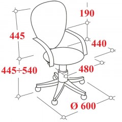 Кресло VB_Echair-396W (LT) сетка/ткань черный пластик белый Кресло VB_Echair-396W (LT) сетка/ткань черный пластик белый - фото 9