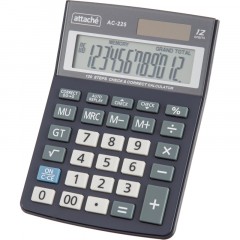 Калькулятор настольный КОМП Attache, AС-225, 12р, дв.пит, серый,147x105x33 Калькулятор настольный КОМП Attache, AС-225, 12р, дв.пит, серый,147x105x33 - фото 2