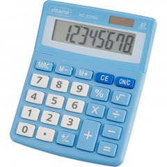 Калькулятор настольный КОМП Attache, AС-223BL,8р,дв. пит, голуб,134x107x34 Калькулятор настольный КОМП Attache, AС-223BL,8р,дв. пит, голуб,134x107x34 - фото 3
