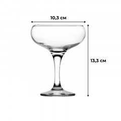 Бокал (шампанское) 260 мл. d=103 мм. h=133 мм. Бистро 12шт/уп - фото 4