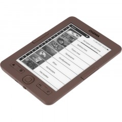 Книга электронная Digma E60C 6 E-ink HD Pearl 4Gb/microSDHC коричневый Книга электронная Digma E60C 6 E-ink HD Pearl 4Gb/microSDHC коричневый - фото 4