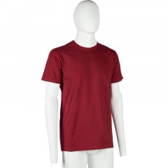 Футболка (160 г.) с кор.рукавом бордовый (M) Футболка (160 г.) с кор.рукавом бордовый (M) - фото 2