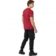 Футболка (160 г.) с кор.рукавом бордовый (XXL) Футболка (160 г.) с кор.рукавом бордовый (XXL) - фото 7