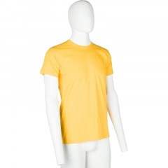 Футболка (160 г.) с кор.рукавом желтый (M) Футболка (160 г.) с кор.рукавом желтый (M) - фото 2