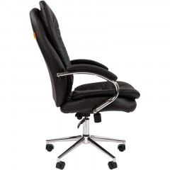 Кресло VT_Chairman 795 кожа черный N Кресло VT_Chairman 795 кожа черный N - фото 3
