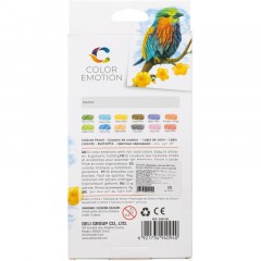 Карандаши цветные Deli Color Emotion EC00200 3-гран. липа 12цв/наб - фото 7