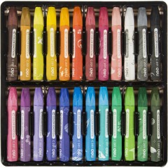 Пастель масляная Deli EC20120 Color Emotion 6-гранные 24цв/наб Пастель масляная Deli EC20120 Color Emotion 6-гранные 24цв/наб - фото 2