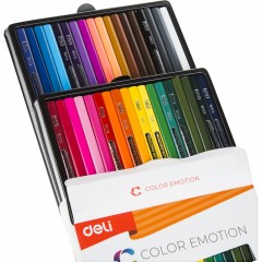 Карандаши цветные Deli Color Emotion EC00230 3-гран. липа 36цв/наб - фото 6