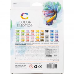 Карандаши цветные акварельные Deli EC00730 Color Emotion липа 36цв/наб - фото 8