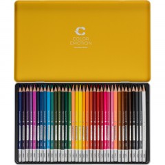 Карандаши цветные Deli EC00235 Color Emotion липа 36цв/наб. мет.кор - фото 5