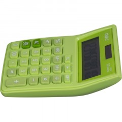 Калькулятор карманный Deli E1122, 12-р, дв.пит., 120x86мм, зеленый - фото 2