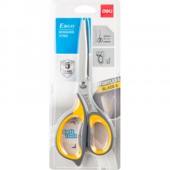 Ножницы Deli E77760 Soft офисные 210мм ТПЭ сталь ассорти блистер - фото 5
