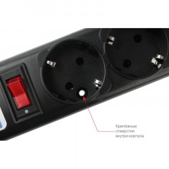 Сетевой фильтр Power Cube 5р/0,5 м, для UPS/С14,черн 10А/2,2кВт(SPG5-В1) Сетевой фильтр Power Cube 5р/0,5 м, для UPS/С14,черн 10А/2,2кВт(SPG5-В1) - фото 4