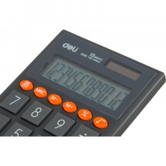 Калькулятор карманный Deli EM130, 12-р,дв.пит.,70.2x8.5x112.2 мм,темн-сер Калькулятор карманный Deli EM130, 12-р,дв.пит.,70.2x8.5x112.2 мм,темн-сер - фото 4