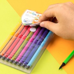 Фломастеры Deli EC157-12, 6-гранные, вентилируемый колпачок, 12 цв/наб Фломастеры Deli EC157-12, 6-гранные, вентилируемый колпачок, 12 цв/наб - фото 12