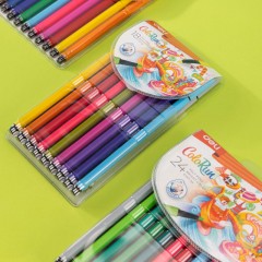 Фломастеры Deli EC157-12, 6-гранные, вентилируемый колпачок, 12 цв/наб Фломастеры Deli EC157-12, 6-гранные, вентилируемый колпачок, 12 цв/наб - фото 14
