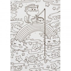 Картина по номерам для малышей ВОЛШЕБНЫЕ ИСТОРИИ Радужный кот набор Ркн-095 - фото 3