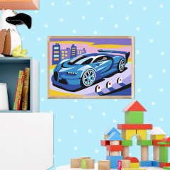 Картина по номерам для малышей Спортивный автомобиль набор Ркн-071 Картина по номерам для малышей Спортивный автомобиль набор Ркн-071 - фото 5