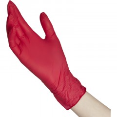 Перчатки нитрил. н/с. н/о , красные 756 NitriMax (L) 50п/уп, 4гр - фото 2