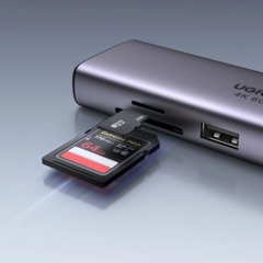Разветвитель USB Ugreen CM512 (60515) USB-C Multifunction. Серый космос - фото 3