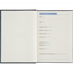 Ежедневник недатированный Attache Грани, А5, черный - фото 8