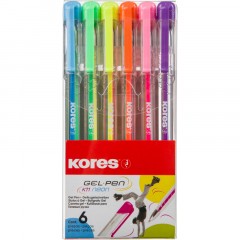 Набор гелевых ручек Kores K11 Neon син.,зелен,оран,желт,роз,фиол 6 цв 28216 Набор гелевых ручек Kores K11 Neon син.,зелен,оран,желт,роз,фиол 6 цв 28216 - фото 12