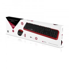 Набор клавиатура+мышь Smartbuy 620382AG черно-красный (SBC-620382AG-RK) - фото 5