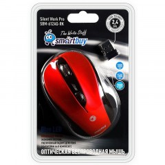 Мышь компьютерная Smartbuy 612AG WLS красная, LED Blue (SBM-612AG-RK) Мышь компьютерная Smartbuy 612AG WLS красная, LED Blue (SBM-612AG-RK) - фото 2