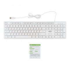 Клавиатура Acer OKW123 белый USB (ZL.KBDEE.00D) Клавиатура Acer OKW123 белый USB (ZL.KBDEE.00D) - фото 10