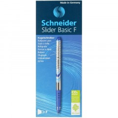 Ручка шариковая неавтомат. Schneider SliderBasic 0,8мм,грип,син151003 - фото 3