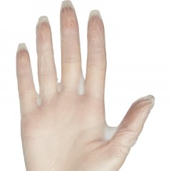 Перчатки одноразовые виниловые, н/о, прозр. MediOk (L), 50п/уп 4гр.,ПС - фото 3