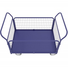 Тележка платформенная с сетчатыми бортами ТС 5 (700х1200)  колеса d 160 - фото 3
