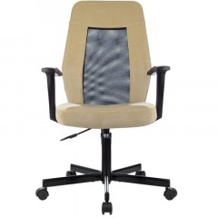 Кресло VB_EChair 225 PTW беж/черн Light-21 сетка/ткань металл Кресло VB_EChair 225 PTW беж/черн Light-21 сетка/ткань металл - фото 2