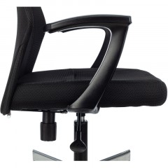 Кресло VB_EChair 225 DSL черный сетка/ткань хром Кресло VB_EChair 225 DSL черный сетка/ткань хром - фото 8