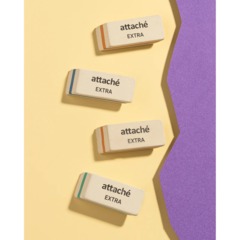 Ластик скошенный Attache Extra, нат.каучук, 50x19x8мм, ассорти - фото 12