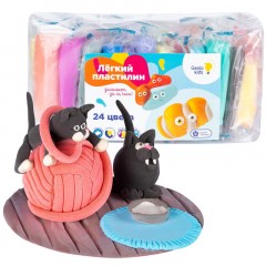 Воздушный пластилин Genio Kids Легкий пластилин 24 цвета TA1726 - фото 2