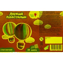Воздушный пластилин Genio Kids Легкий пластилин 24 цвета TA1726 - фото 4
